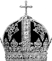 アンティーク・レトロ背景透過PNG画像素材 王冠